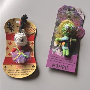COPY - NEW Voodoo Doll Keychains/Charms - Diva and Mombie